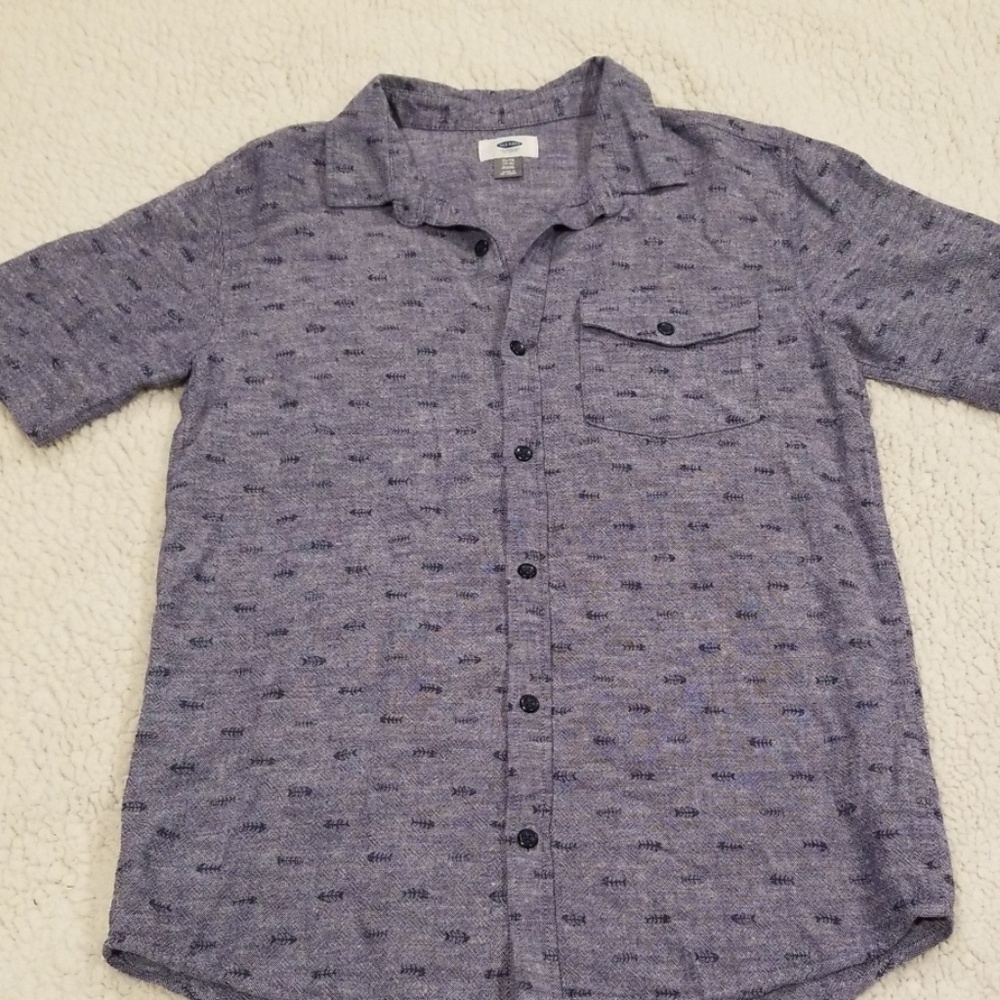 Old Navy Boys XL short sleeve buttonup
